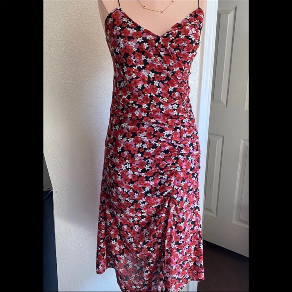 floral midi dress